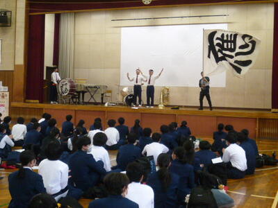 応援団からサプライズエール