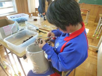 １つ１つ手作業
