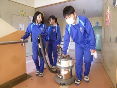 床清掃