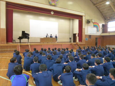 生徒代表の言葉